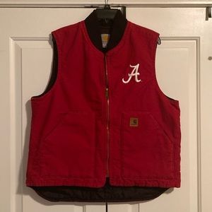 Carhartt University of Alabama Vest, Size L